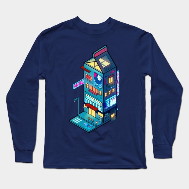 Cyberpunk Milk Long Sleeve T-Shirt by seerlight